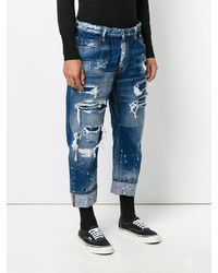 DSQUARED2 Distressed Slack Fit Jeans