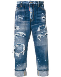 DSQUARED2 Distressed Slack Fit Jeans