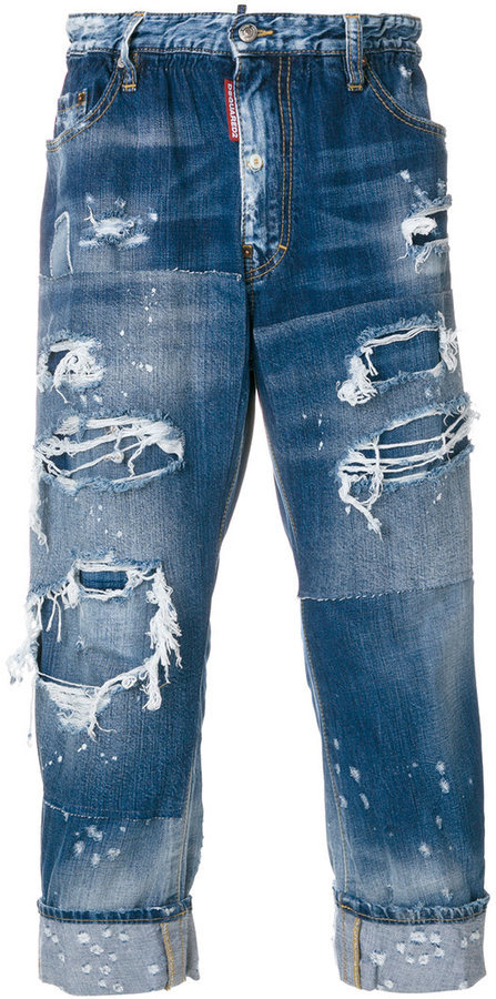 dsquared ripped jeans