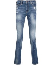 Philipp Plein Distressed Slim Cut Jeans