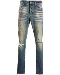 purple brand Distressed Slim Fit Jeans