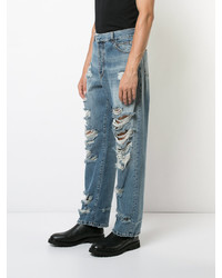 Balmain Distressed Slouched Jeans