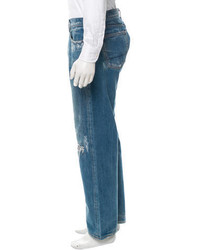 Jean Shop Distressed Straight Leg Jeans