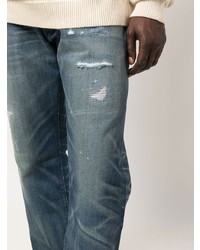 Polo Ralph Lauren Distressed Straight Leg Jeans
