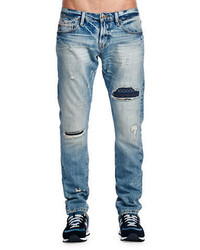Cult of Individuality Distressed Washed Jeans
