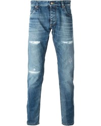 Dolce & Gabbana Rip Detail Jeans