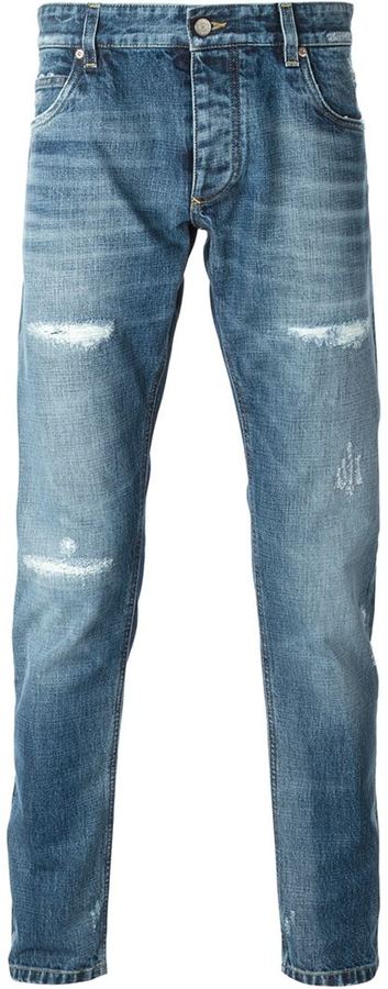 Dolce & Gabbana Rip Detail Jeans | Where to buy & how to wear