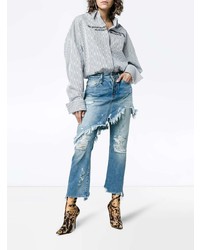 R13 Double Classic Shredded Jeans Unavailable