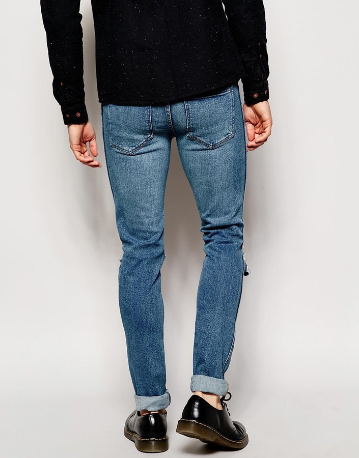 Dr. Denim Dr Denim Jeans Snap Skinny Fit In Light Stone $86 | Lookastic