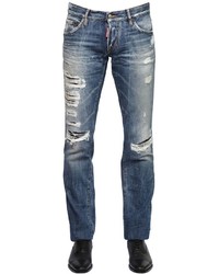 DSQUARED2 18cm Slim Fit Dirty Wash Denim Jeans