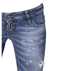 Dsquared2 Sexy Rolled Up Stretch Denim Jeans