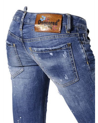 Dsquared2 Sexy Rolled Up Stretch Denim Jeans