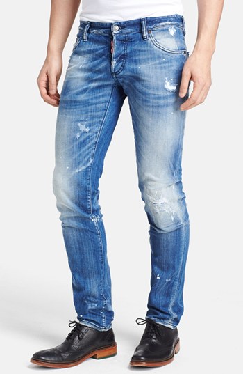 DSQUARED2 Slim Fit Distressed Jeans, $590 | Nordstrom | Lookastic