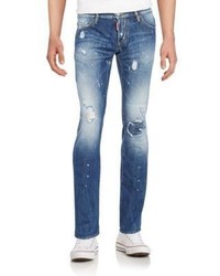 DSQUARED2 Straight Wash Out Jeans