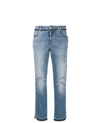 Ermanno Scervino Embellished Cropped Jeans