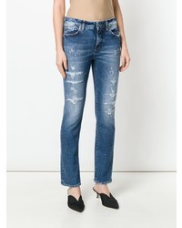 Department 5 Faded Distressed Cropped Jeans