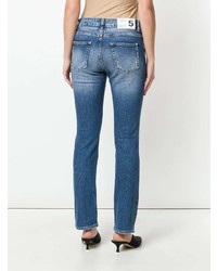 Department 5 Faded Distressed Cropped Jeans