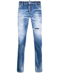 DSQUARED2 Faded Paint Splattered Jeans