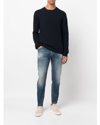 Dondup Faded Sim Cut Cropped Jeans