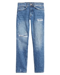 River Island Fosters Patch Stretch Jeans