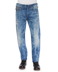 True Religion Geno Distressed Ripped Denim Jeans