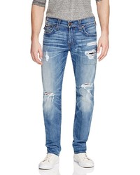 True Religion Geno Flap Pocket Straight Fit Jeans In Worn Flagstone