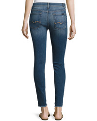 7 For All Mankind Gwenevere Destroyed Ankle Jeans