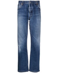 RE/DONE High Waisted Straight Leg Jeans