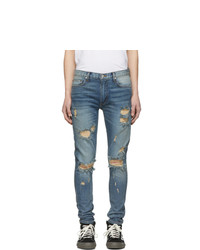 Nahmias Indigo Distressed Jeans