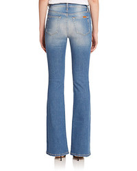 Joe's Jeans Joes Distressed High Rise Flared Jeans