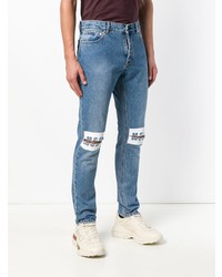 MSGM Knee Ripped Jeans