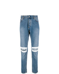 MSGM Knee Ripped Jeans