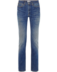 RE/DONE Levis Distressed High Rise Straight Leg Jeans