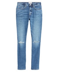 Frame Lhomme Degradable Slim Fit Jeans In Gratitude Rips At Nordstrom