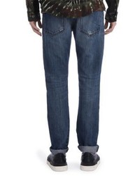 Valentino Light Washed Distressed Denim Jeans