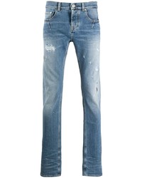 Les Hommes Urban Low Rise Stonewashed Skinny Jeans