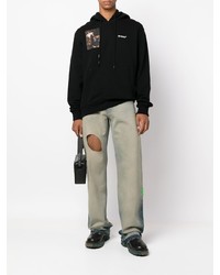Off-White Meteor Cut Out Wide Jeans