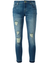 MICHAEL Michael Kors Michl Michl Kors Distressed Cropped Jeans