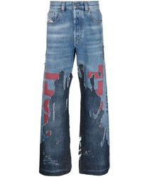 Diesel Panelled Design Jeans