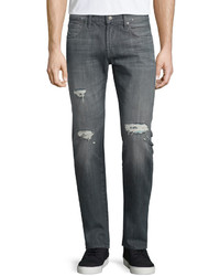 7 For All Mankind Paxtyn Destroyed Denim Jeans Axim