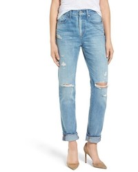 Madewell Perfect Vintage Ripped High Waist Boyfriend Jeans
