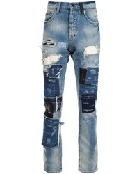 PRPS Distressed Patchwork Jeans