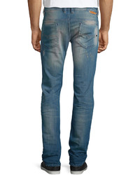 Diesel Safado 0854v Distressed Denim Jeans Medium Blue