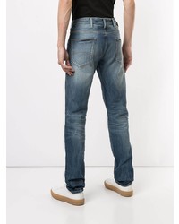 Emporio Armani Slim Fit Distressed Jeans