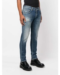 Dondup Slim Fit Mid Rise Jeans