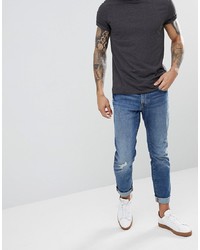Esprit Slim Jeans In Stone Wash With Rips