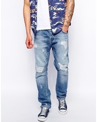 Asos Slim Jeans With Rips