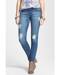 SP BLACK Destroyed Low Rise Skinny Jeans