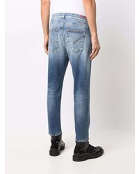 Dondup Stonewashed Cropped Jeans