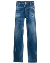 DSQUARED2 Stonewashed Effect Loose Fit Jeans